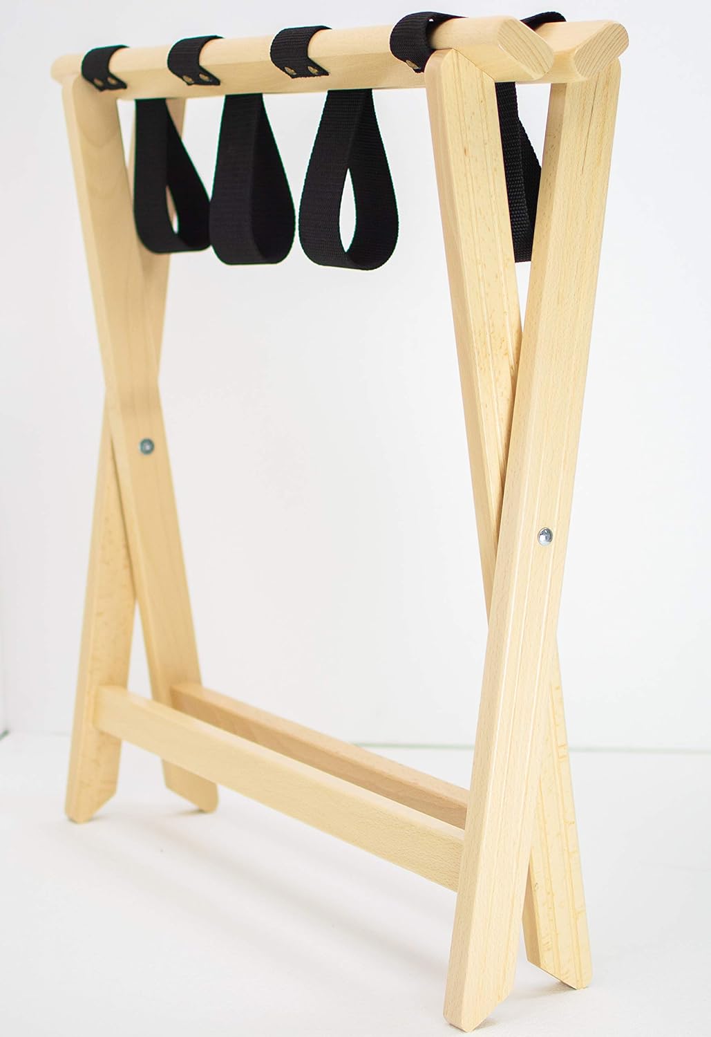 ZStyle Kofferständer aus Holz, für Schlafzimmer, Möbel, Buche, B&B Hotel