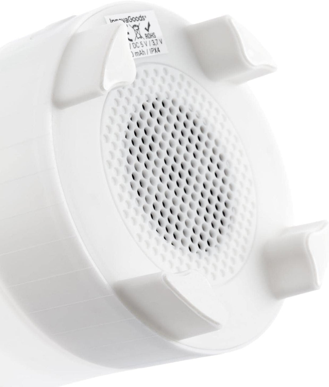 InnovaGoods V0103019 Sonice LED-Eiskübel mit wiederaufladbarem Lautsprecher, PP, Weiss