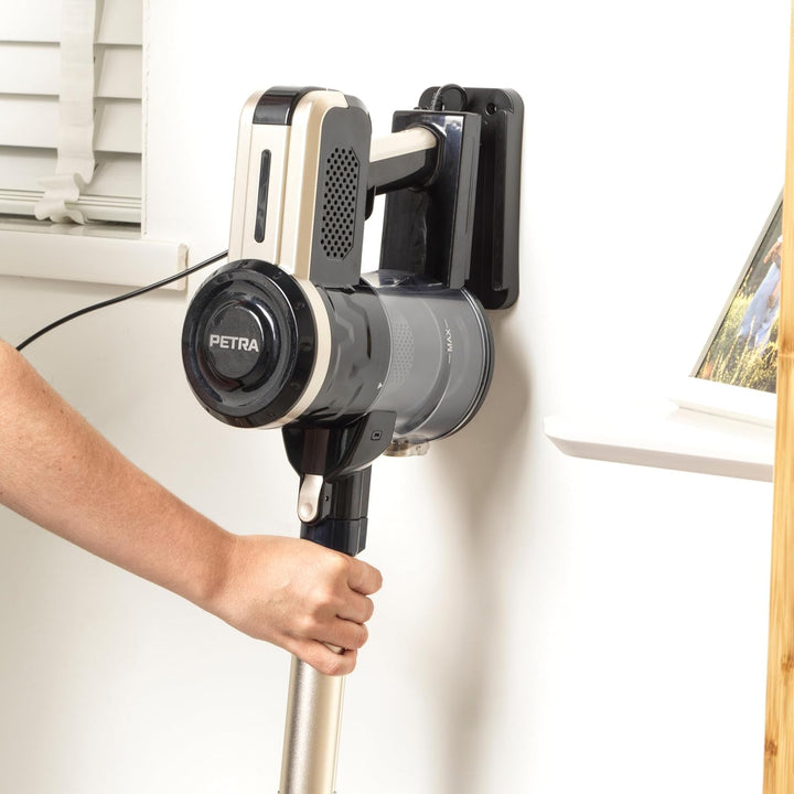 Petra PF01625VDE Turbo-Staubsauger mit 600ml Behälter, wandelt sich zu Handheld um, motorisierte LED