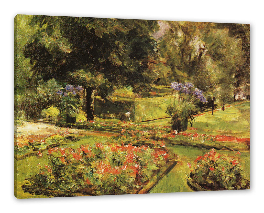 Generisch Max Liebermann - Wannseegarten als Leinwandbild / Grösse: 100x70 cm / Wandbild / Kunstdruc