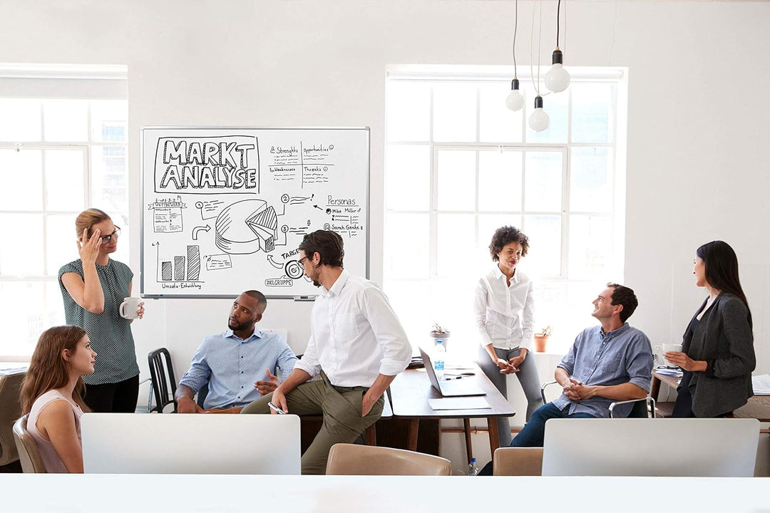 Legamaster Premium Plus Whiteboard – weiss – 60 x 90 cm - Magnettafel aus emailliertem Stahl inklusi