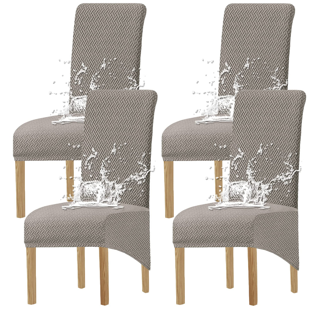 KELUINA XL Stuhlhussen,Universal Stretch Stuhlhussen 2er 4er 6er Set Stuhlbezug für Stuhl Esszimmer