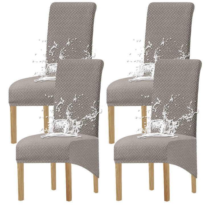 KELUINA XL Stuhlhussen,Universal Stretch Stuhlhussen 2er 4er 6er Set Stuhlbezug für Stuhl Esszimmer