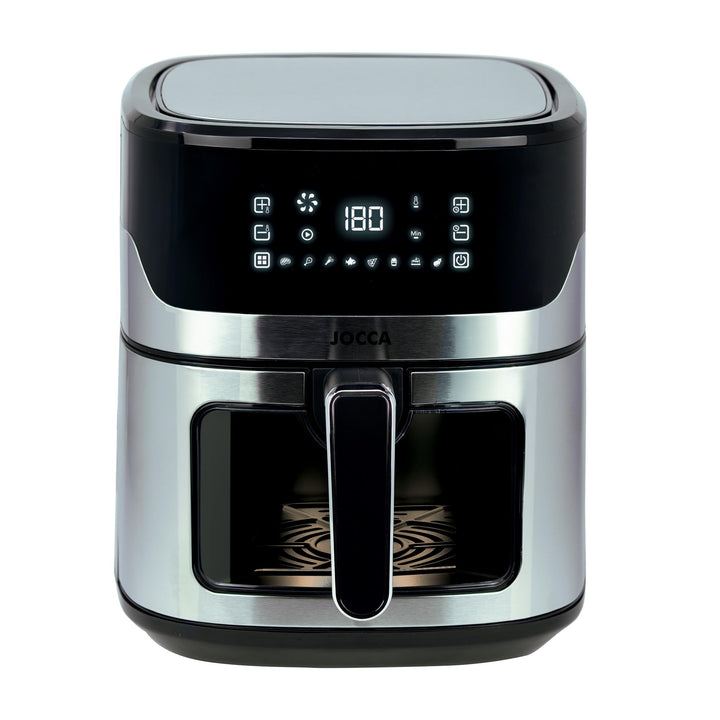 JOCCA - Heissluftfritteuse 6,5L Heissluftfritteuse | Ölfreie Fritteuse 1600W| Luftfritteuse| Air Fry