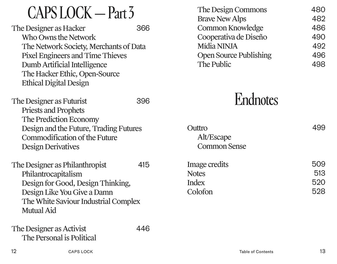 Caps Lock: How Capitalism Took Hold of Graphic Design, and How to Escape from It, Taschenbuch