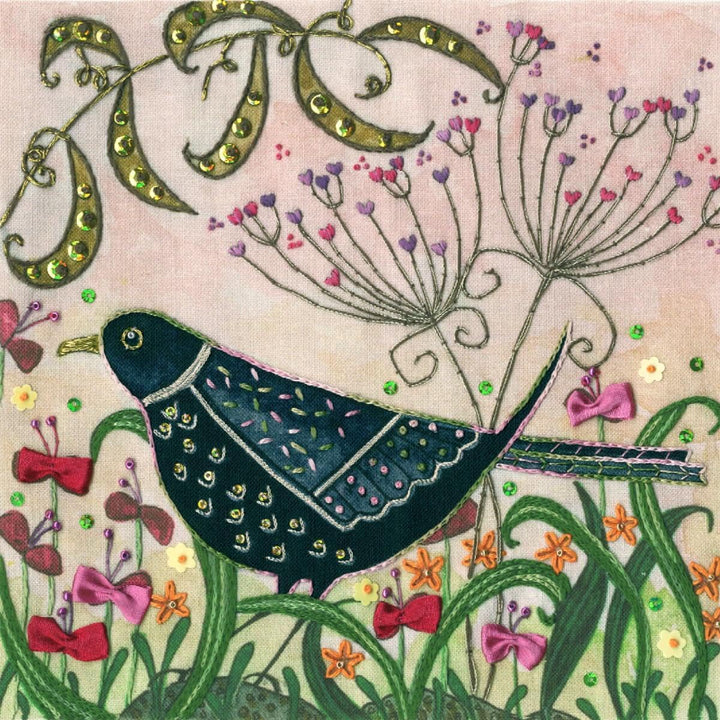 Bothy Threads Stickset – Blackbird (Flights of Fancy Range)