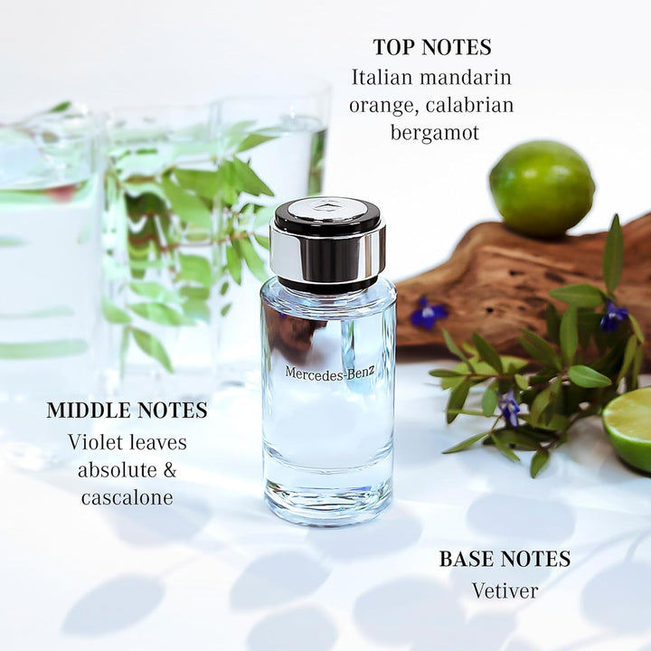 Mercedes-Benz For Men Eau de Toilette Natural Spray 120 ml Holz 120 ml (1er Pack), Holz 120 ml (1er