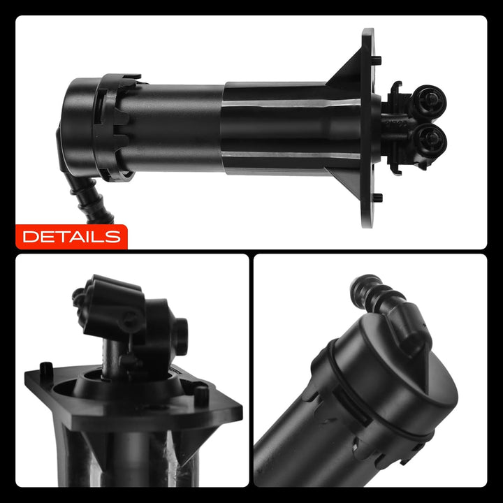 2x Scheinwerferreinigung Waschwasserdüse Vorne Links und Rechts für Q7 4LB Alle Motoren 2007-2015 4L