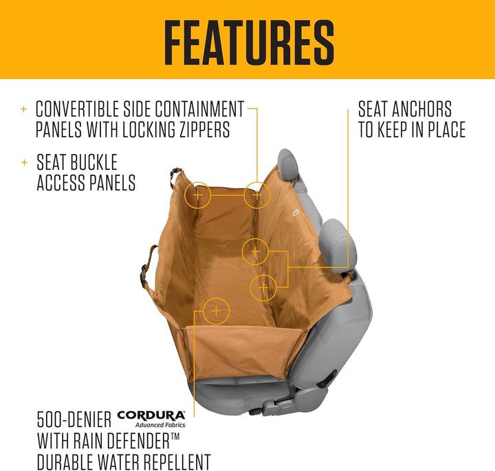 Carhartt Gear C0001432 Universal-Hängematte für Haustiere, Nylon, Einheitsgrösse, Schwarz Universal