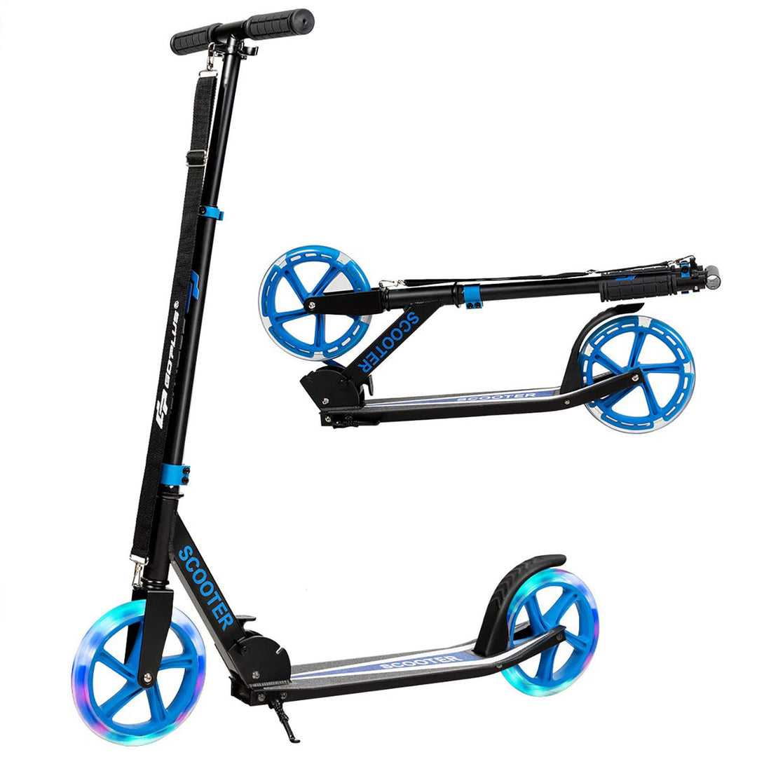 COSTWAY Scooter Roller klappbar, Tretroller höhenverstellbar, Cityroller 100kg Tragkraft, Sport Kick