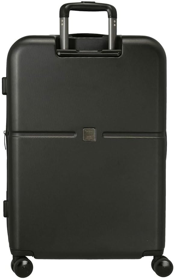 Pepe Jeans Chest Mittelkoffer, 48 x 70 x 28 cm, Schwarz, 48x70x28 cms, Mittelgrosser Koffer mittlere