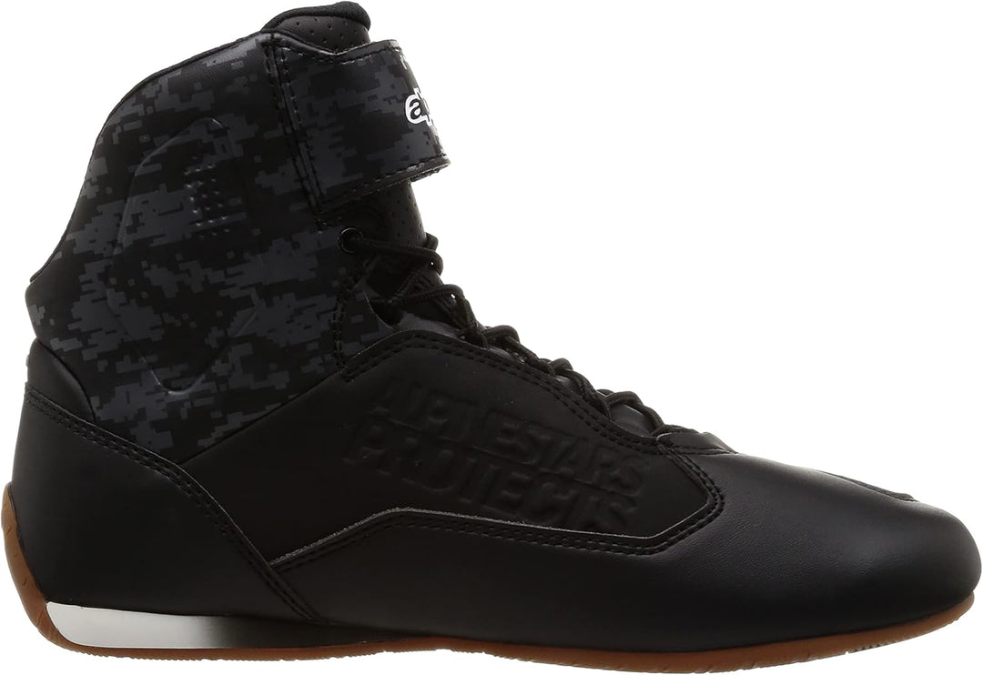 Alpinestars Faster-3 Shoes Black/White Herren Motorcycle Clothing 40 EU Black Dark Gray Gum, 40 EU B