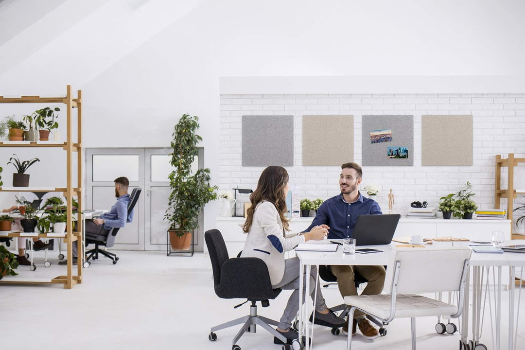 Legamaster Board-Up Akustik Pinboard - quiet grey - 75x75 cm - XL Pinnwand mit Textil-Oberfläche - m