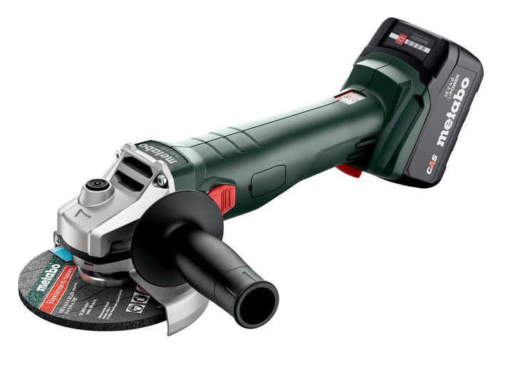 metabo Akku-Winkelschleifer W 18 7-125 - 18 V, 125 mm Scheibe - Überlastschutz, Sanftanlauf, leistun