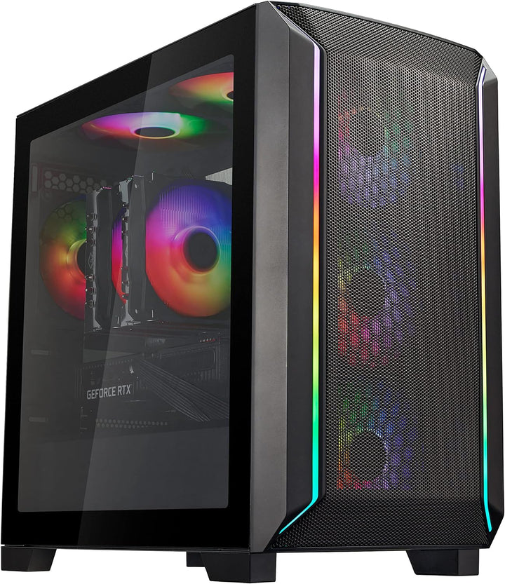 Silverstone SST-FA312Z-BG - FARA mATX-Gaming-Gehäuse mit hohem Luftstrom und hoher Kapazität