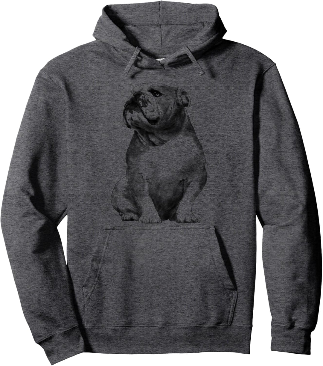 Hund Englische Bulldogge Pullover Hoodie