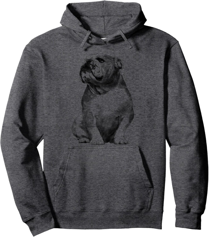Hund Englische Bulldogge Pullover Hoodie