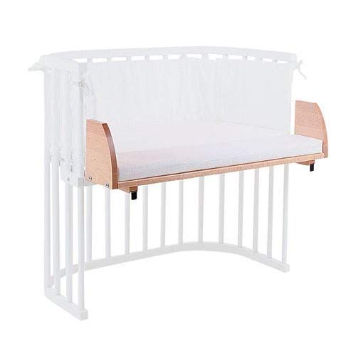 babybay Beistellbett Verlängerungsseite inkl. Matratzenergänzung weiss passend für Modell Original u