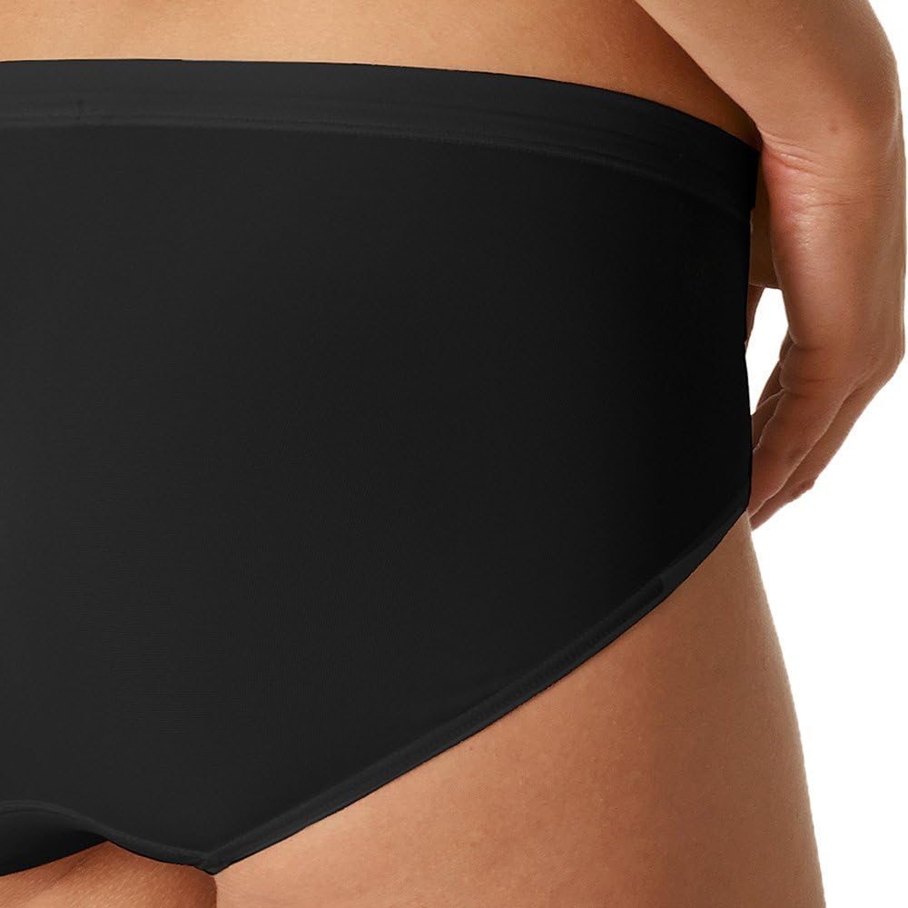 Mey 2er Pack Damen Taillen-Pants - 59209 Emotion - Farbe Schwarz - Grösse 48 - Slip ohne Seitennähte