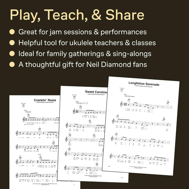 Neil Diamond For Ukulele: Songbook für Ukulele, Taschenbuch