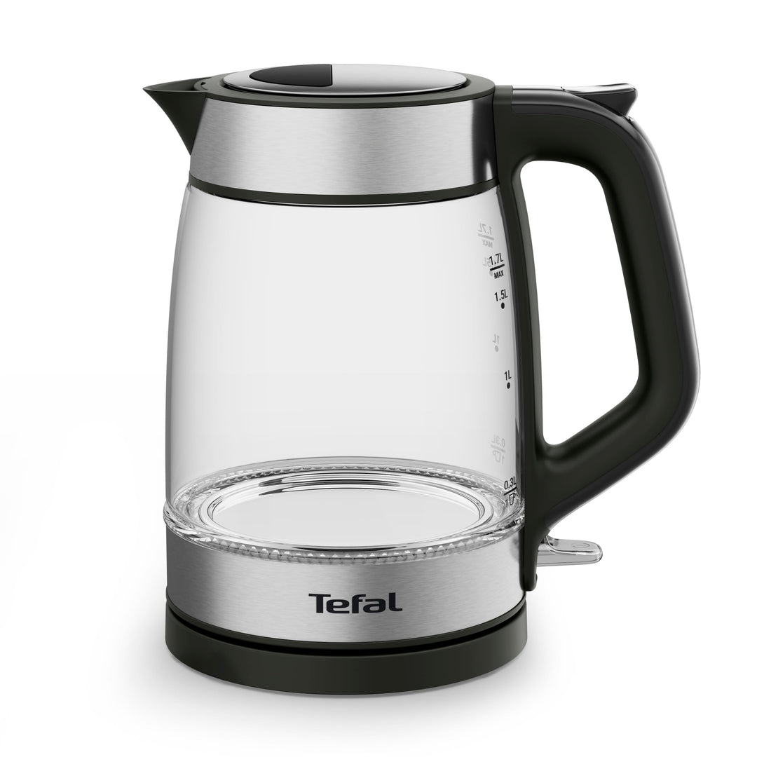 Tefal KI6058 Glas Wasserkocher Wasserkocher Messstreifen 1,7 Liter Fassungsvermögen Leicht zu reinig