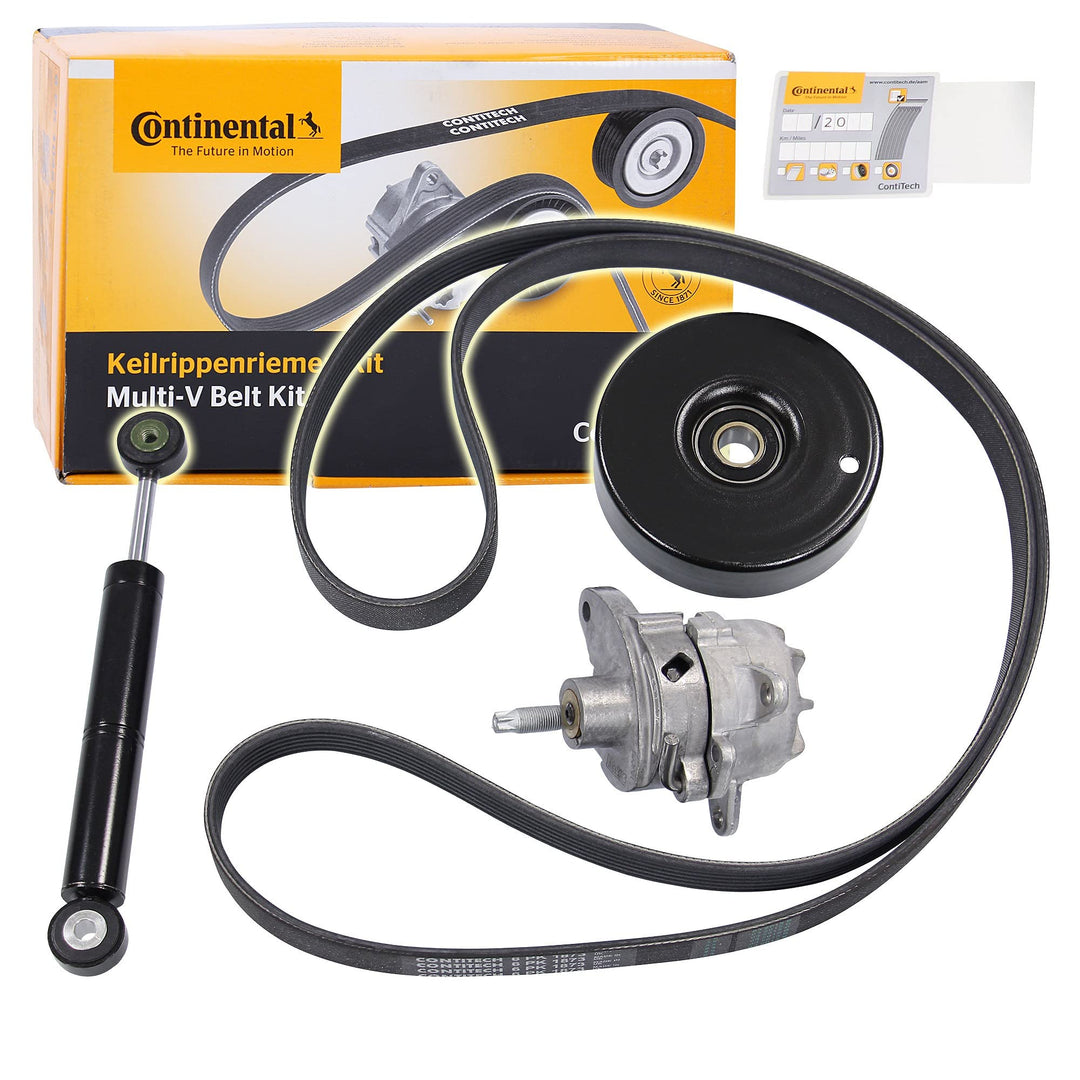 1x Original CONTITECH Keilrippenriemensatz