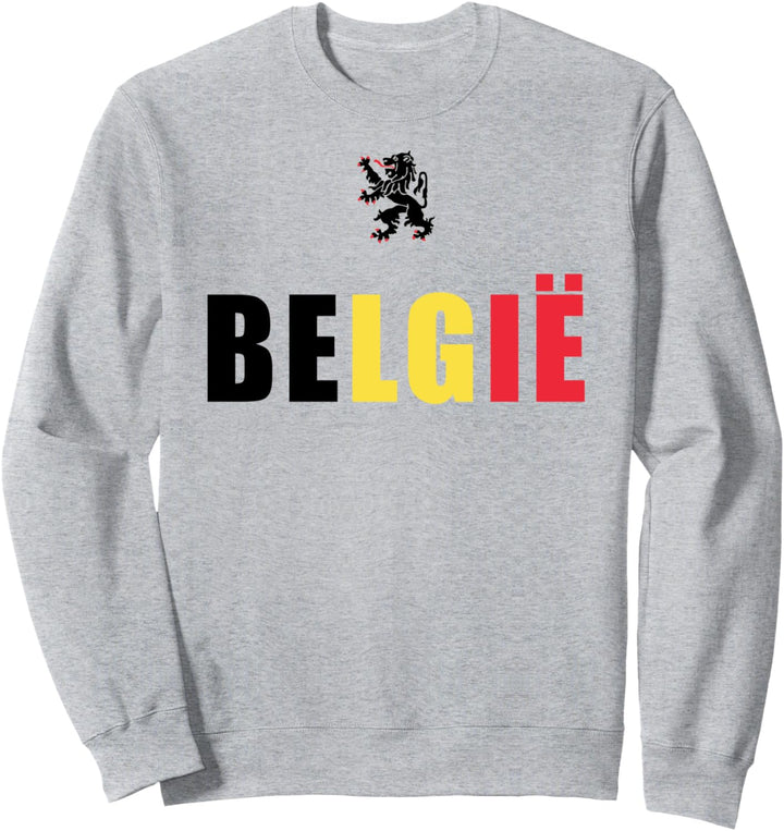 Belgie Belgium In Dutch Souvenir The Belgian Lion Nederlands Sweatshirt