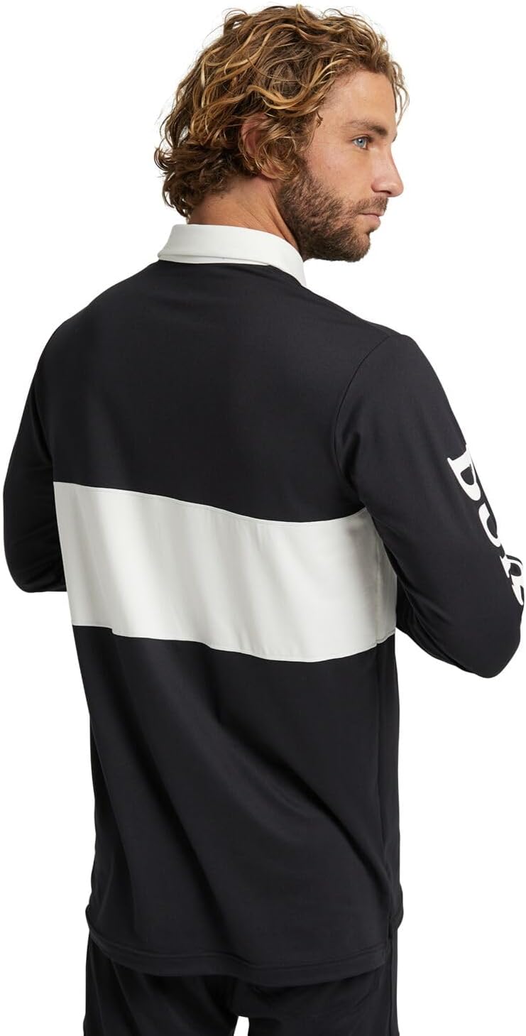 Burton Herren Midweight Rugby Thermo Unterhemd S True Black/Stout White, S True Black/Stout White