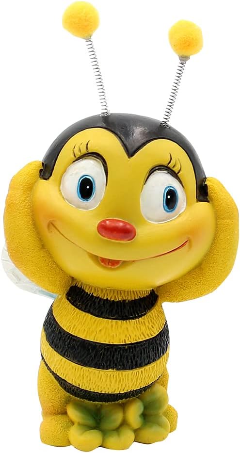 Dekohelden24 Dekofigur Bienen 3er Set, Motiv: Nicht sehen, Nicht hören, Nicht sprechen, Gartendeko,