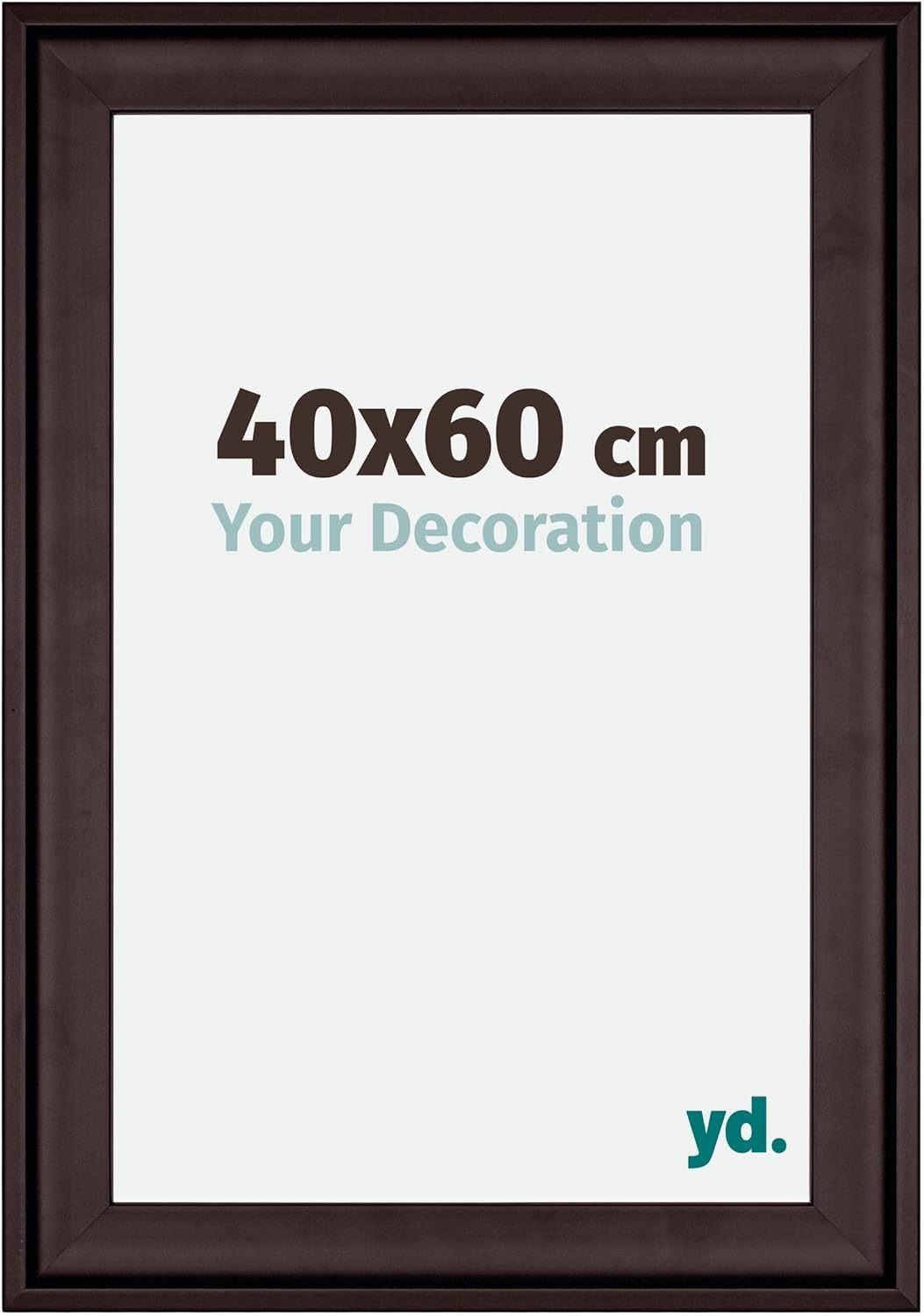 yd. Your Decoration - Bilderrahmen 40x60 cm - Bilderrahmen aus Holz mit Acrylglas - Antireflex - Aus