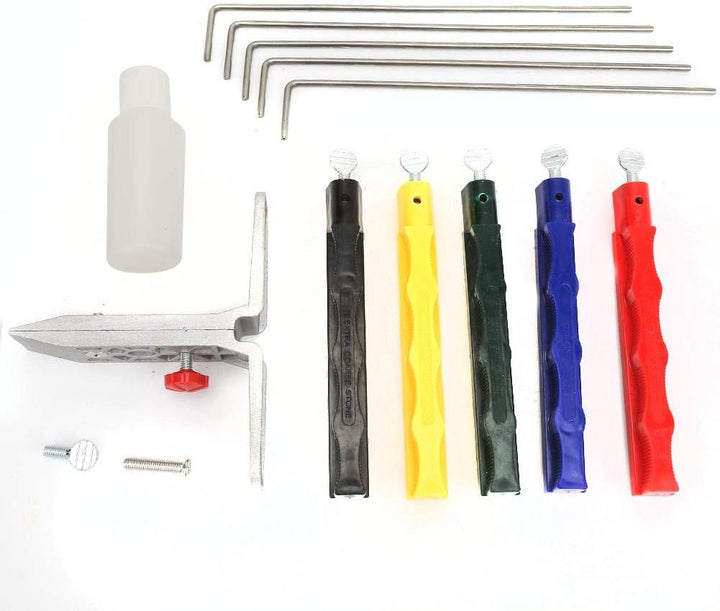 Messerschärfer, Schleifer Schärfstein Set Professionelle Küche Fix-Angle Messerschärfer System Kit f