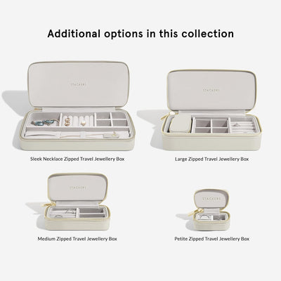 Stackers Sleek Necklace Oatmeal Travel Box