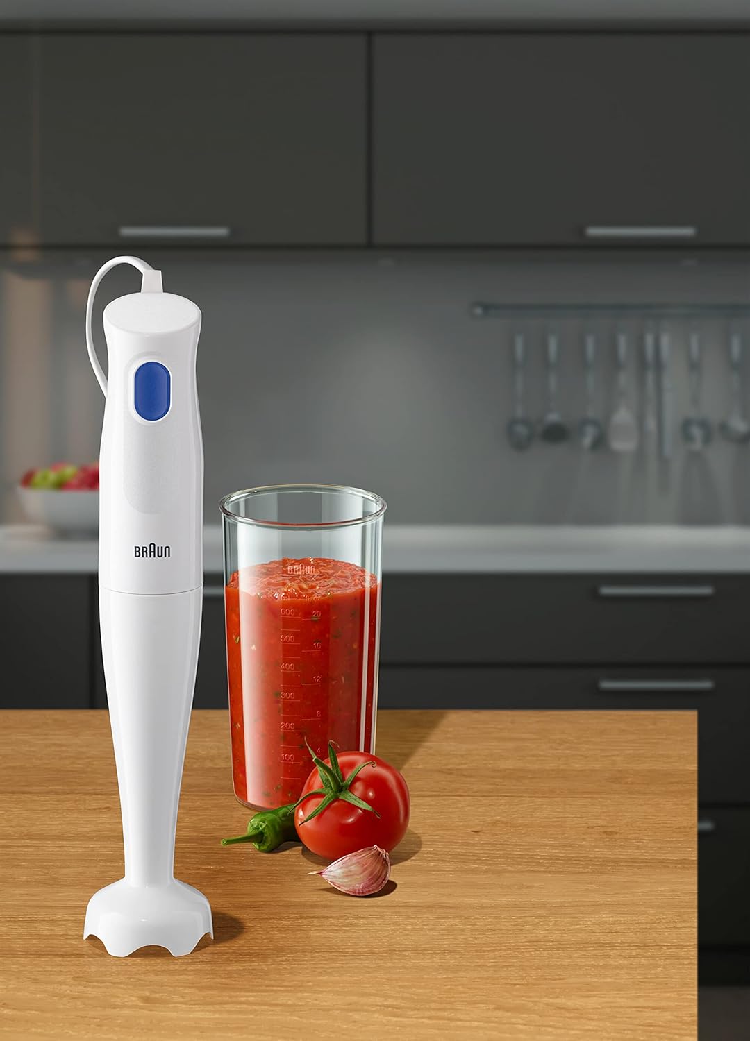 Braun Household Stabmixer MQ10.000P MultiQuick 1 - Extra Leichter Pürierstab mit EasyTwist System, 4