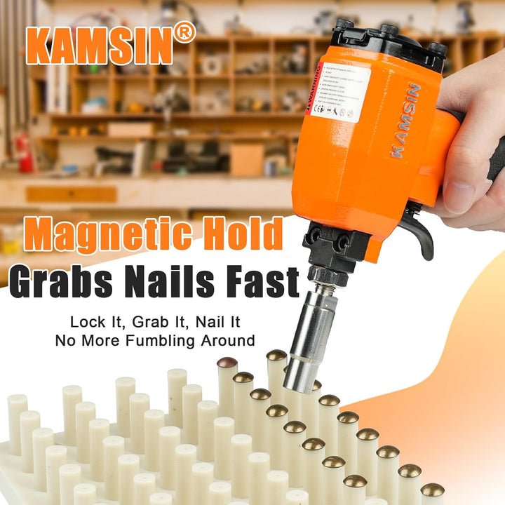 1170 Pneumatischer Dekorationsnagler, Druckluft-Polsternagler, Power-Finish-Nagler für Möbelnägel, f