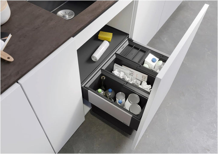 BLANCO SELECT II 60/4 | Kunststoff, Aluminium | 60er Unterschrank | Auszugssystem zur Frontanbindung