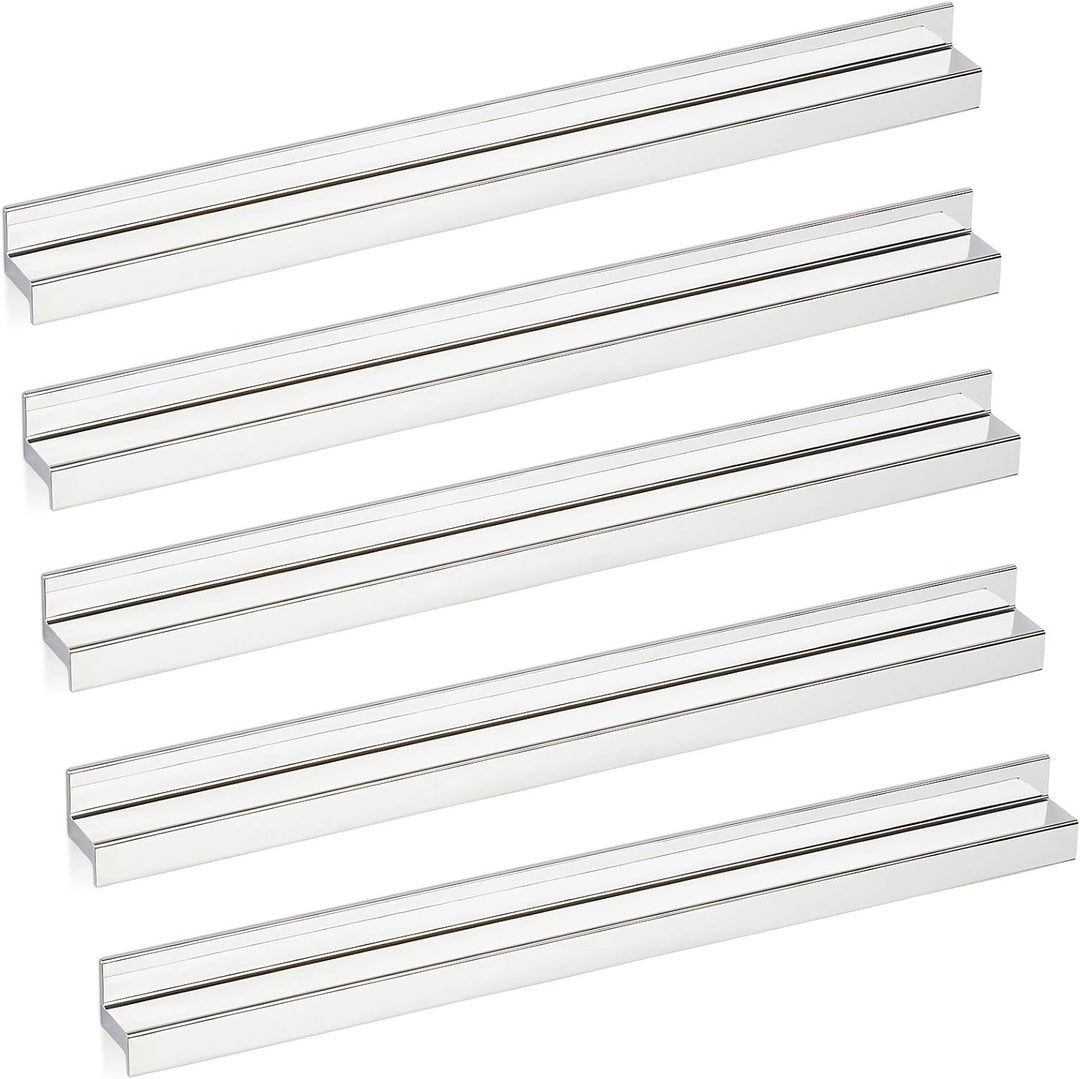 10 Stück Möbelgriffe SW110 BA 288 mm Chrom poliert Schrankgriffe Länge 330 mm Vitrinengriffe Breite