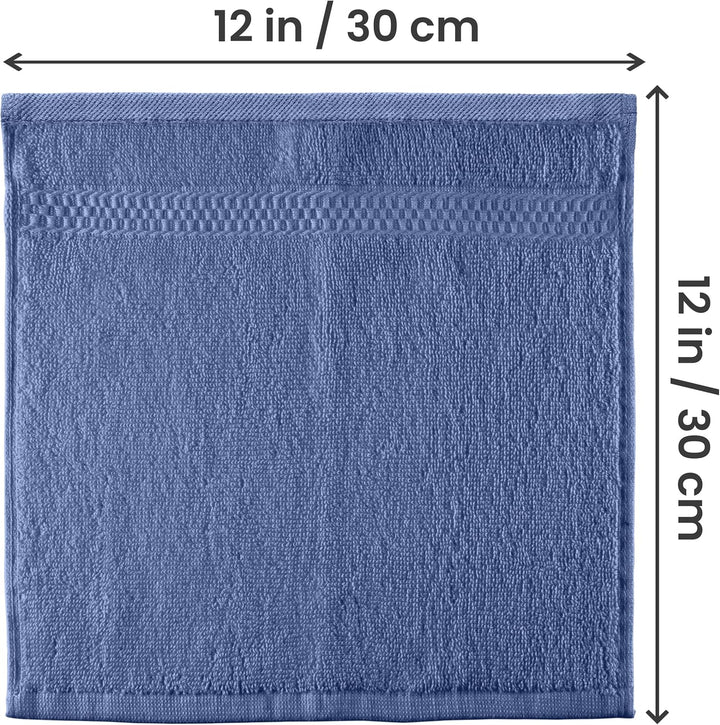 Utopia Towels Premium-Fingerspitzen-Handtuch, 30,5 x 30,5 cm, Electric Blue, 600 g/m², 100% Baumwoll