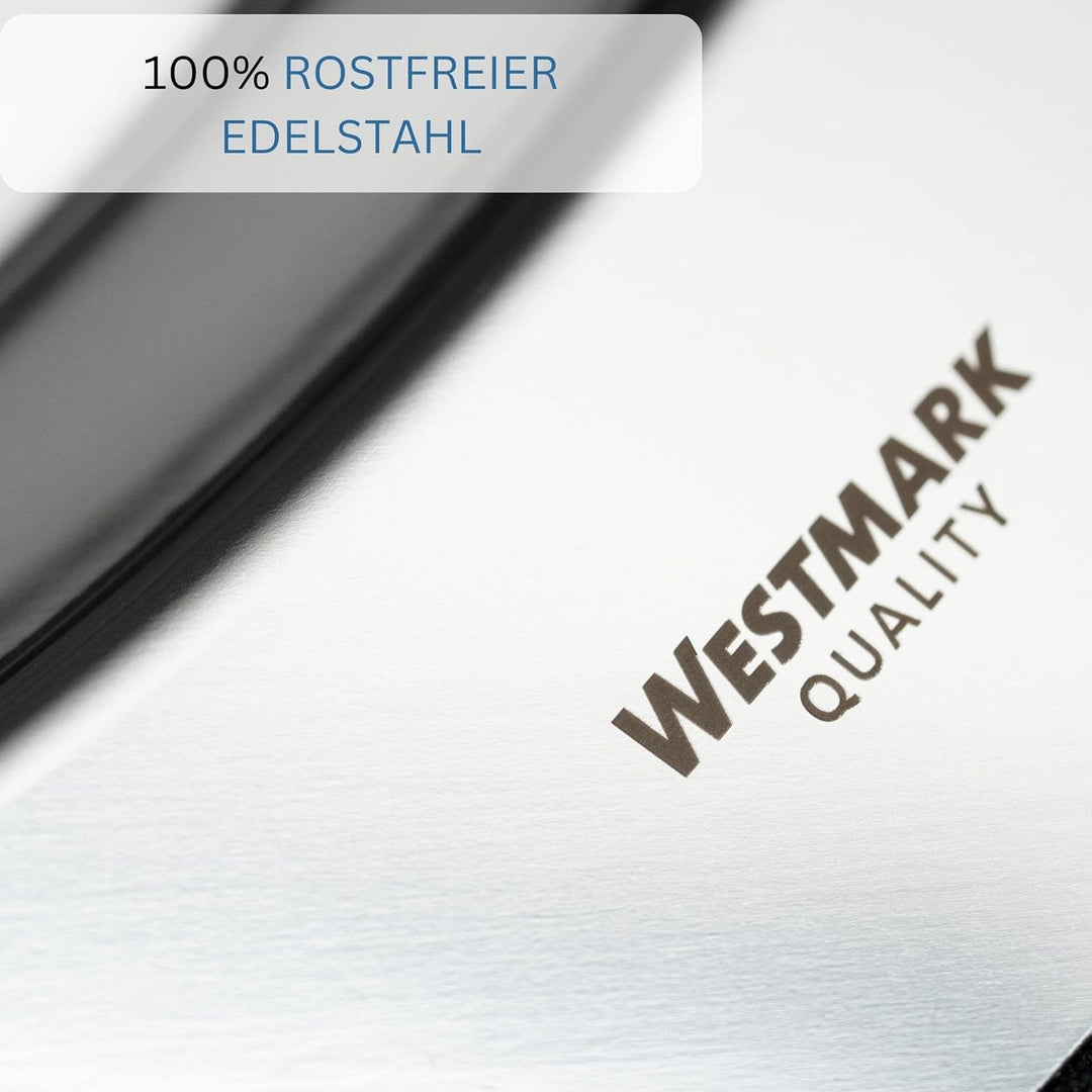 Westmark Spätzleblech/Topfaufsatz + Schaber - mühelose und schnelle Herstellung von Spätzle - Spätzl