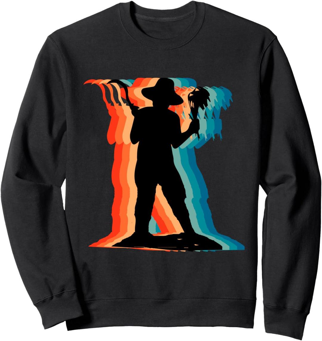 Proud Farmer Papa, Retro Vintage Farmer Dad Sweatshirt