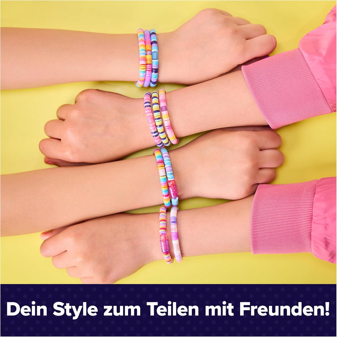 Cool MAKER Stack'd Heishi Armband Studio - mit 1200+ Perlen und Zubehör für 15 stylische Armbänder,