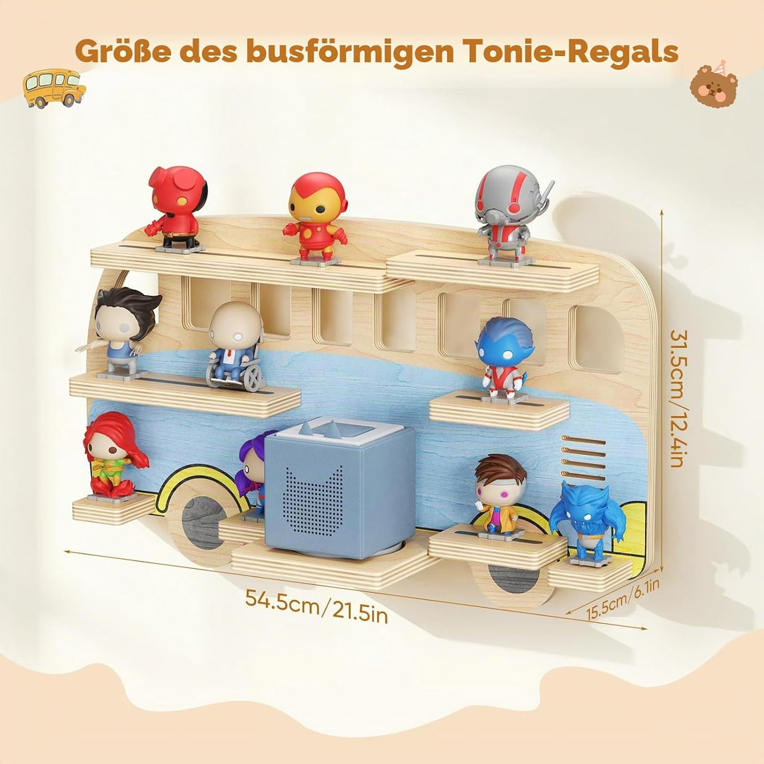 TonieRegal für Toniebox Hörfiguren, Magnetische Aufbewahrung für 25-32 Tonie, Tonie Aufbewahrung im