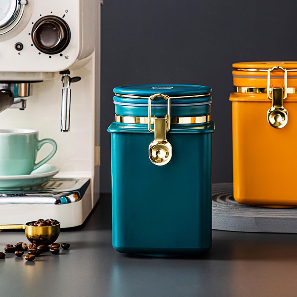 DOITOOL Kaffeedose Luftdicht 1L Kaffeebohnenbehälter Mit Deckel Für Frische Lagerung Von Kaffeebohne