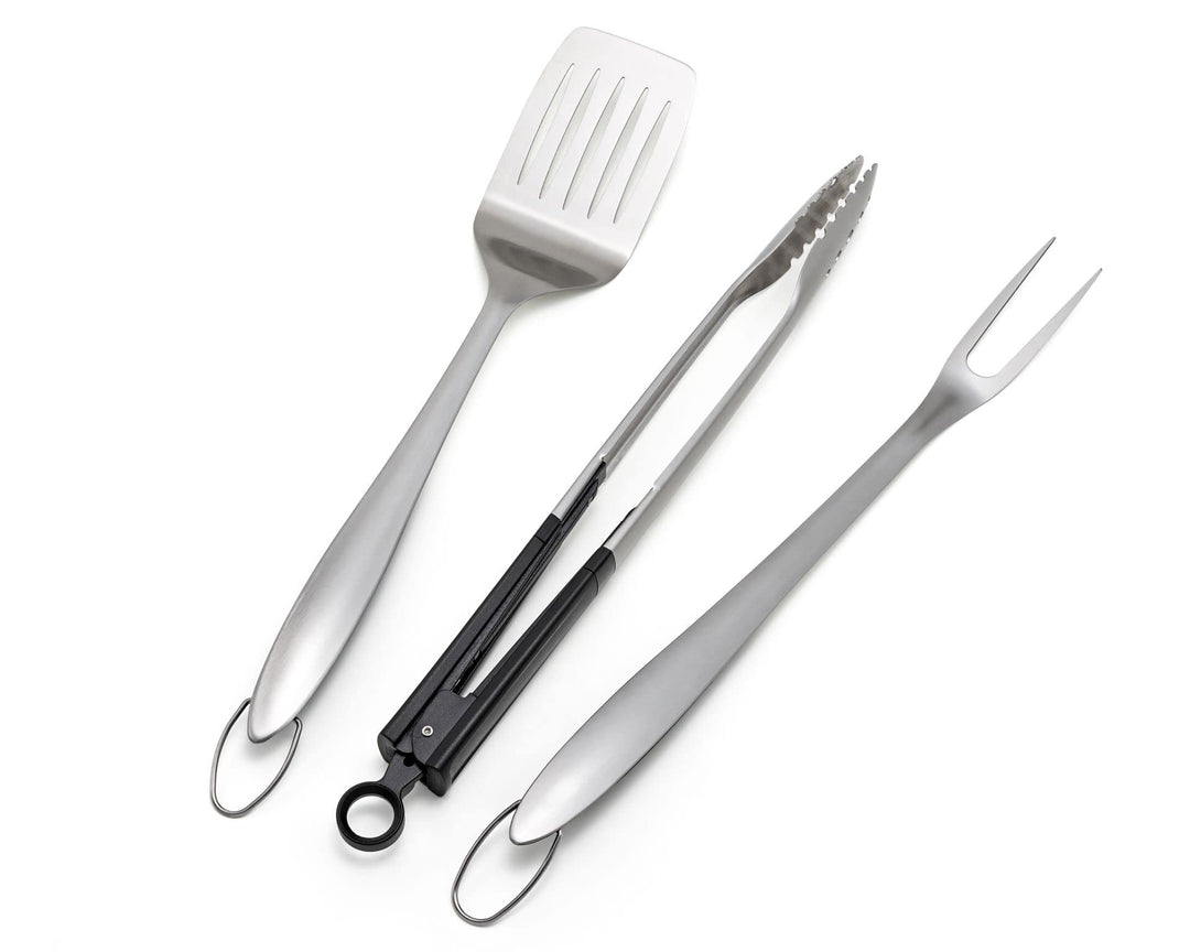 Edelstahl Grillbesteck-Set