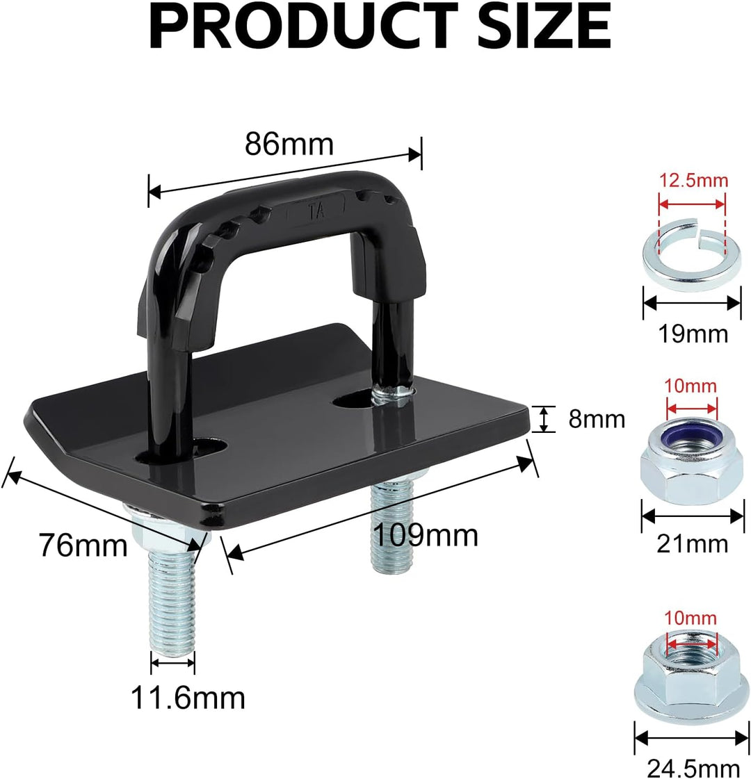 Kupplungsspanner, Anti-Rassel-Stabilisator für 3,2 cm und 5,1 cm Anhängerkupplungen Reduzieren die B