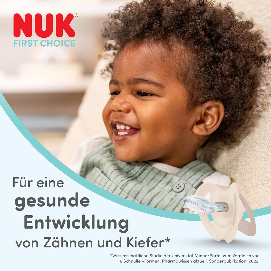 NUK First Choice Perfect Start Babyflaschen-Set | 0–6 Monate | 4 x Anti-Kolik-Trinkflaschen (150 ml,