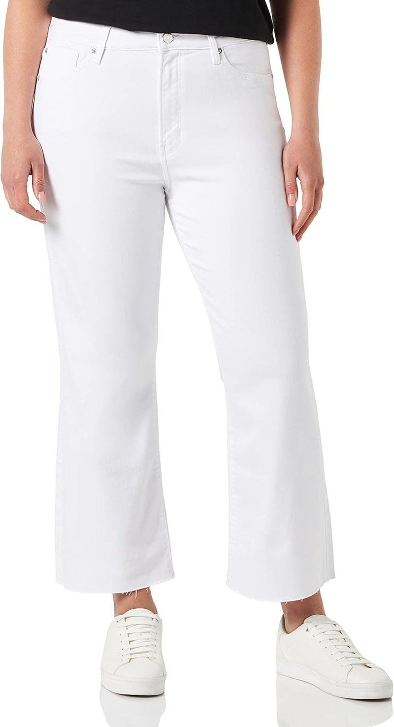 s.Oliver Damen Jeans, Flared Leg 36 Weiss 01z8, 36 Weiss 01z8