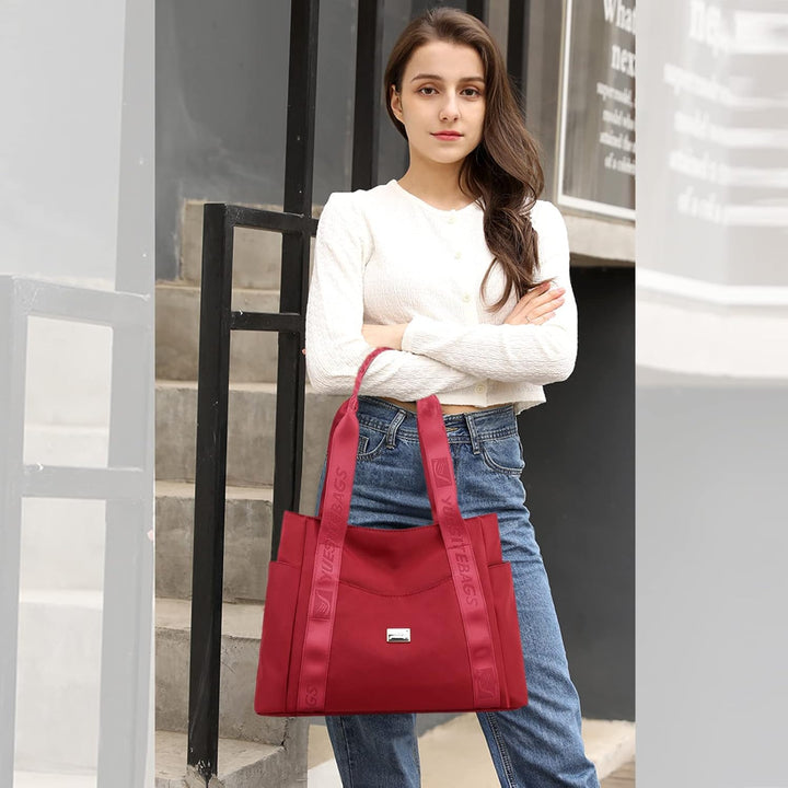 NICOLE & DORIS Schultertasche Damen Gross Handtasche Shopper Multi Tasche Umhängetasche Tote Bag Cas