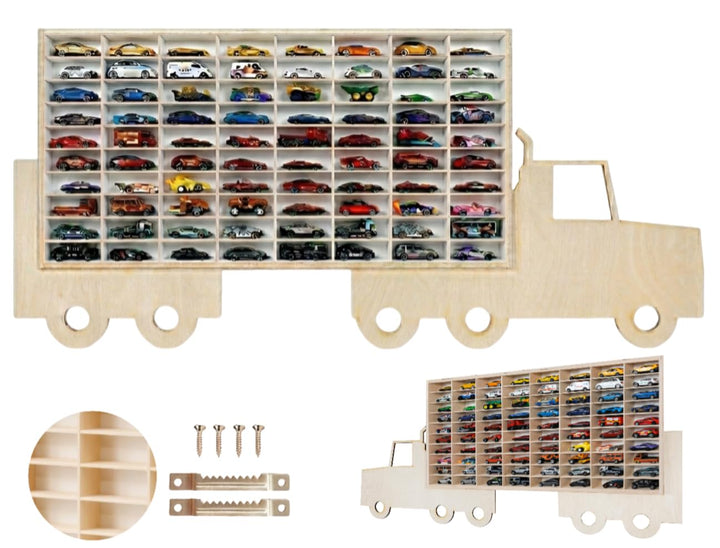 Dekoralove Compatible/Replacement for Autos Hot Wheels Regal Autos Vitrine Streichholzbox Rack für 8