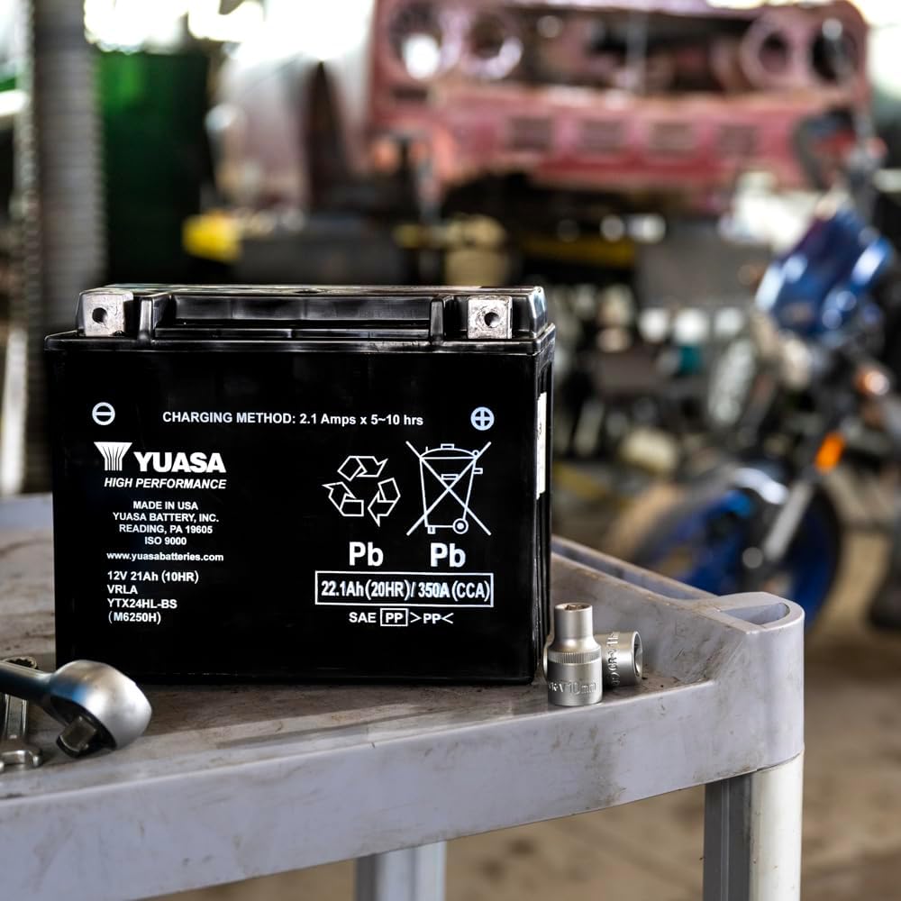 YUASA ytx24hl-bs (WC) Hohe Leistung wartungsfrei Akku