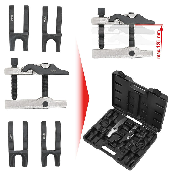 KS Tools 4500970 Universal Kugelgelenk Ausdrücker Satz mit auswechselbaren Gabeln, Durchmesser 20/22